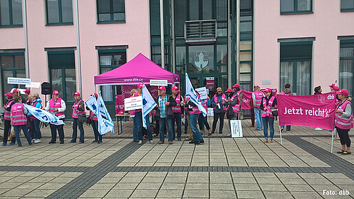 Protest in Naunhof Protest in Naunhof