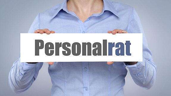 Personalrat Betriebsrat, Frau, Mitbestimmung, Personalrat, begriff, firma, hand, hinweis, info, mitarbeiter, personal, rat, schild, wort