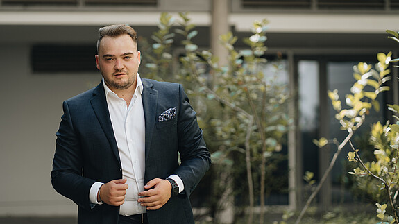 Um für Wahlbeteiligung zu werben, ist es nie früh genug, findet Matthäus Fandrejewski, Vorsitzender der dbb jugend.