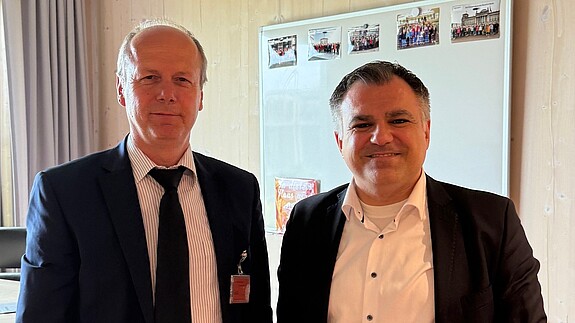 Maik Wagner (links) und Christos Pantazis Maik Wagner (links) und Christos Pantazis