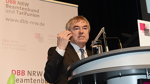 Klaus Dauderstädt auf dem DBB NRW Gewerkschaftstag