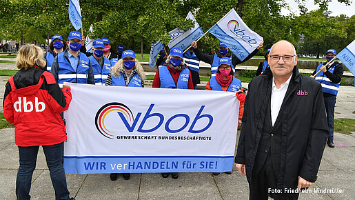 Friedhelm Schäfer in Berlin Demonstration in Berlin