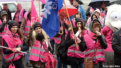 Demo in Bremerhaven Demo in Bremerhaven