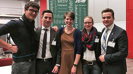 dbb jugend beim Europäischen Abend