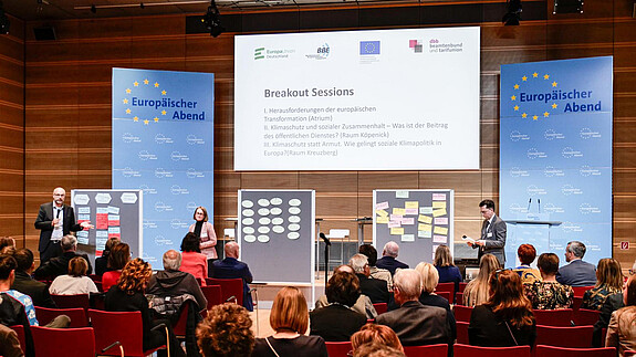 32. Europäischer Abend Bild der Bühne des 32. Europäischen Abends