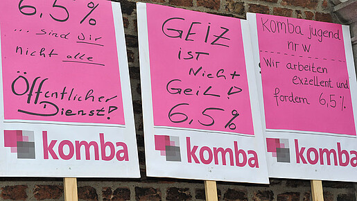 Einkommensrunde 2012: Warnstreik in Neuss Einkommensrunde 2012: Warnstreik in Neuss