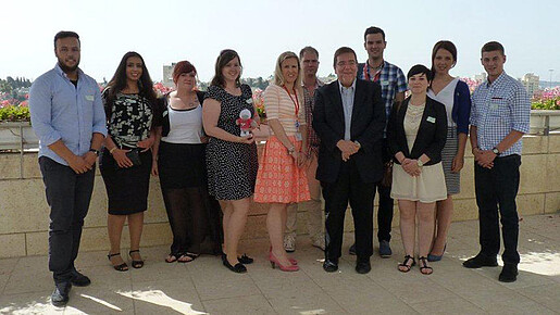 Gruppe in Israel