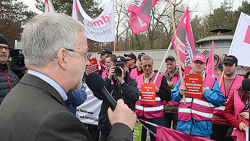 Beginn der 3. Verhandlungsrunde in Potsdam Beginn der 3. Verhandlungsrunde in Potsdam