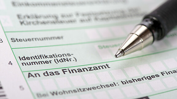 Formular für Steuererklärung ans Finanzamt