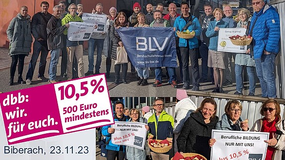 BLV, Baden-Württemberg, Tarifforderungen, Einkommensrunde Länder 2023